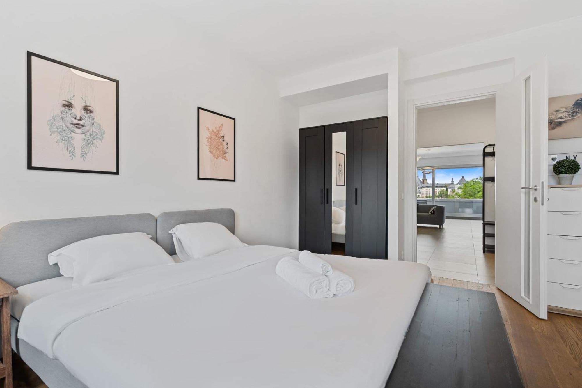 Central Lux 2Br Apt With City Views & Balcony Luxembourg Eksteriør bilde